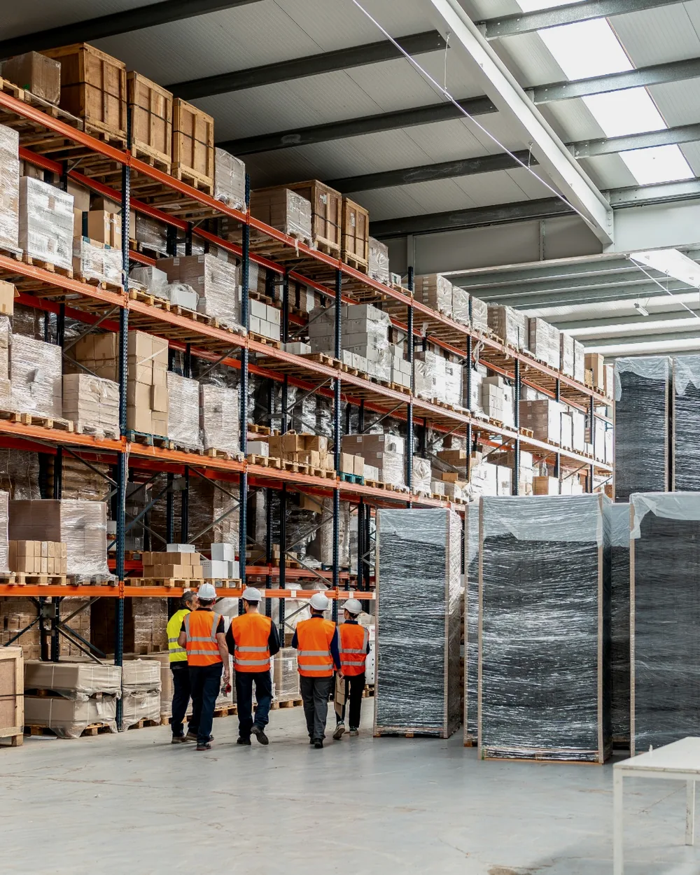 Logistics operation under inspection